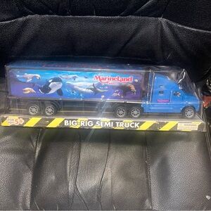 Marineland Vintage, Big-Rig Semi Truck Toy - Blue